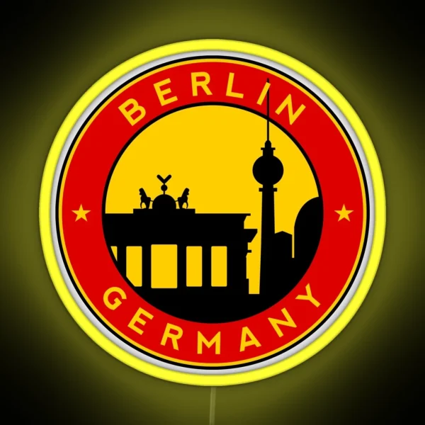 Berlin Led Circle RGB Neon Sign
