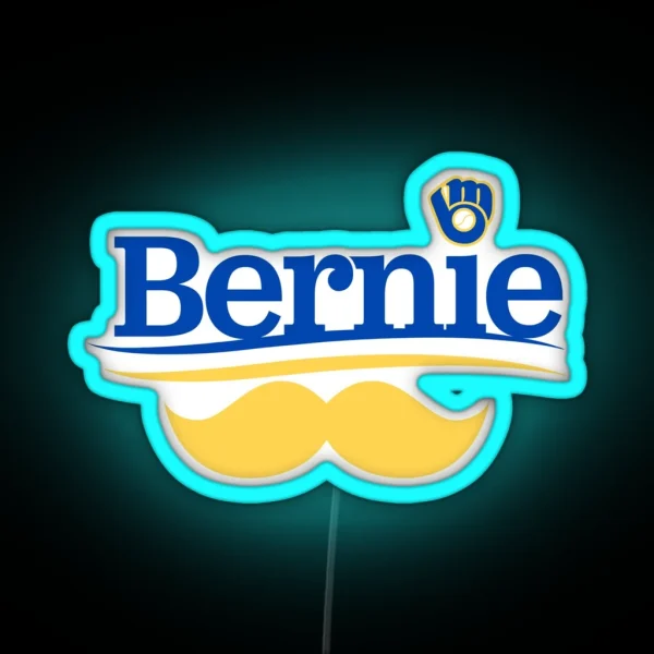 Bernie Brewer RGB Neon Sign