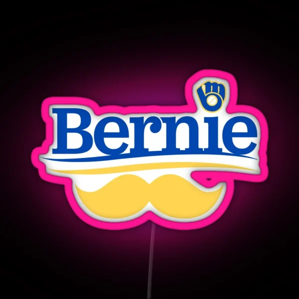 Bernie Brewer RGB Neon Sign