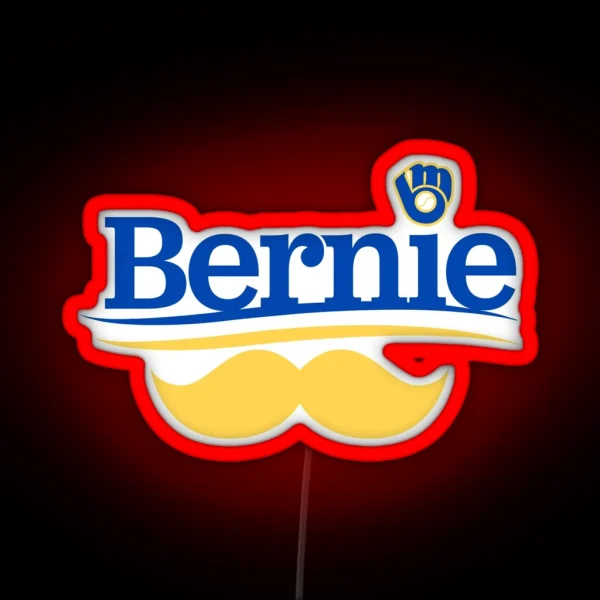 Bernie Brewer RGB Neon Sign
