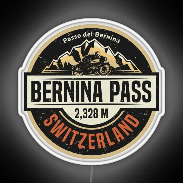 Bernina Pass Passo Del Bernina RGB Neon Sign