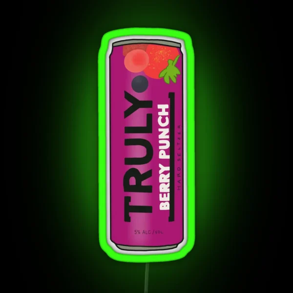 Berry Punch Truly RGB Neon Sign
