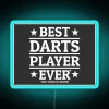 Vibrant LED Sign for Ultimate Dart Enthusiasts and Competition Teams