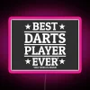 RGB LED Sign for Personalized Dart Room Decor and Ambiance