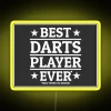 Neon Sign for Bars and Clubs Featuring Darts Game Theme