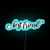 RGB neon best friend sign for bedroom decor and gifts