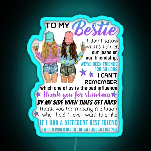 Best Friends RGB Neon Sign