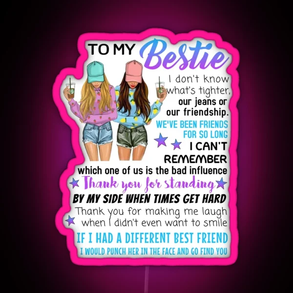 Best Friends RGB Neon Sign
