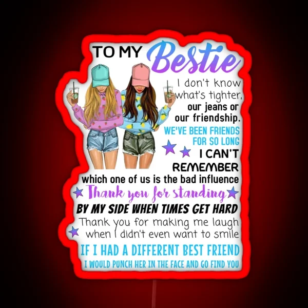 Best Friends RGB Neon Sign