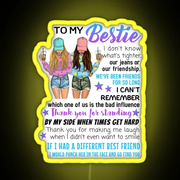 Best Friends RGB Neon Sign
