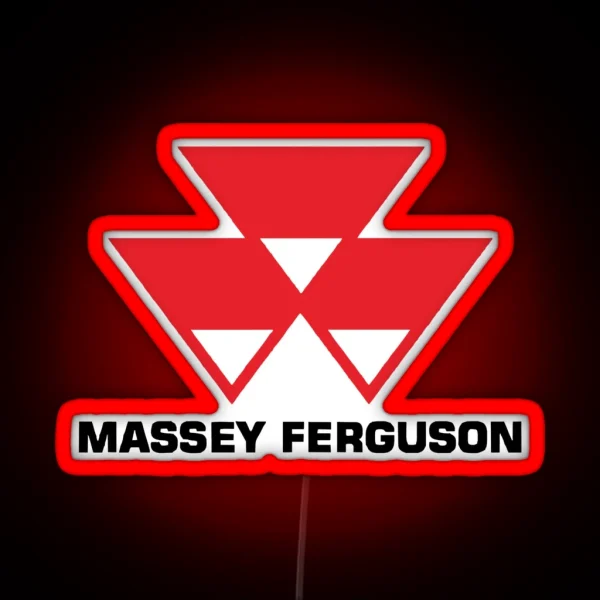 BEST SELLER Massey Ferguson Logo Merchandise Essential RGB Neon Sign