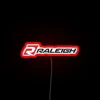Authentic Raleigh Bikes Logo Merchandise with Vibrant RGB Neon Accent