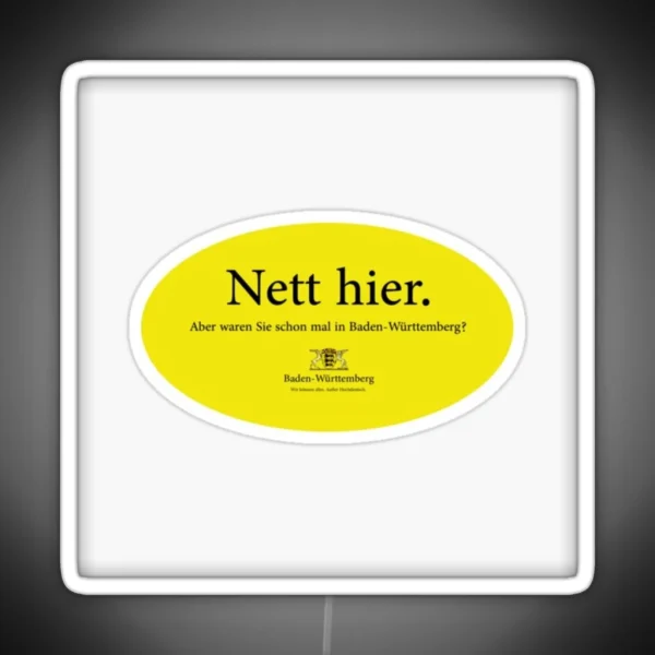 Best Selling Nett Hier RGB Neon Sign