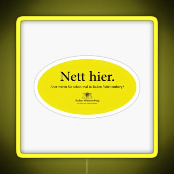 Best Selling Nett Hier RGB Neon Sign