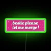 Fun, colorful neon LED sign for a quirky home decor statement
