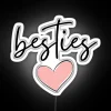 RGB Personalized Neon Sign for Best Friends and BFF Living Spaces