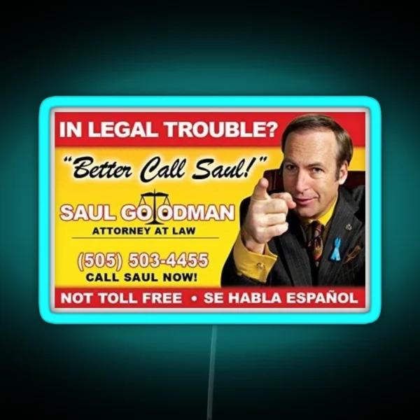 Better Call Saul RGB Neon Sign