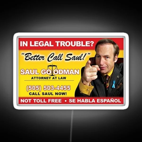 Better Call Saul RGB Neon Sign