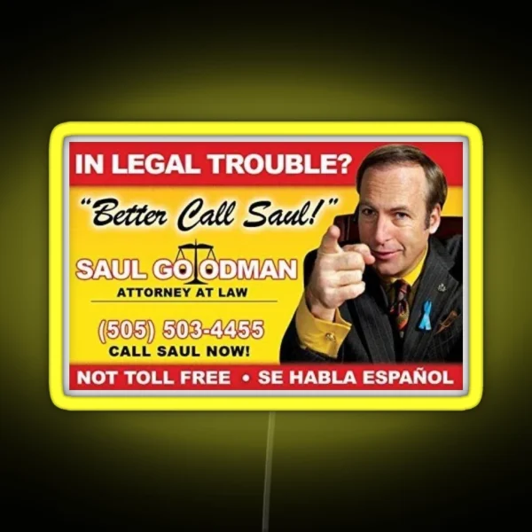 Better Call Saul RGB Neon Sign
