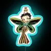 Retro-inspired Betty Boop Butterfly in vibrant RGB LED Neon Sign