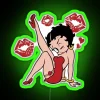 Betty Boop Vintage Retro Style RGB LED Neon Sign Decoration