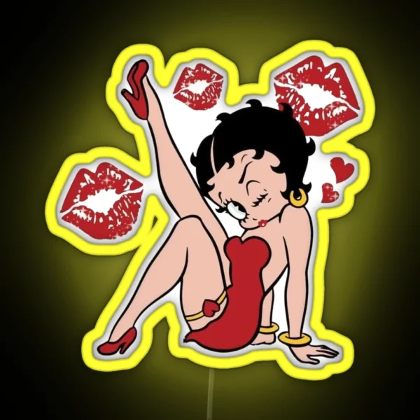 Betty Boop RGB Neon Sign