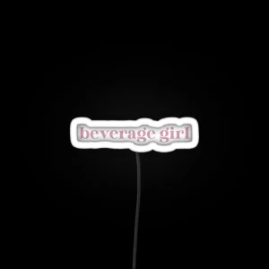 Beverage Girl RGB Neon Sign