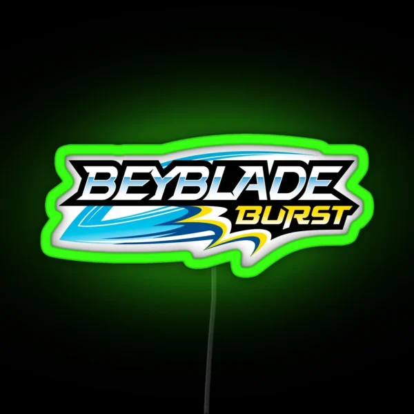 Beyblade Burst Logo HD RGB Neon Sign