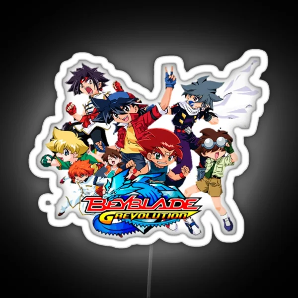 Beyblade G Revolution Characters HD RGB Neon Sign