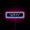 Vibrant personalized RGB lighted neon sign for home decor spaces