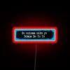 Vibrant 'Bibia Be Ye Ye' RGB neon light wall decoration