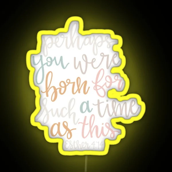 Bible Verse RGB Neon Sign