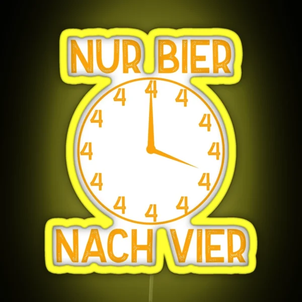 Bier Nach Vier RGB Neon Sign