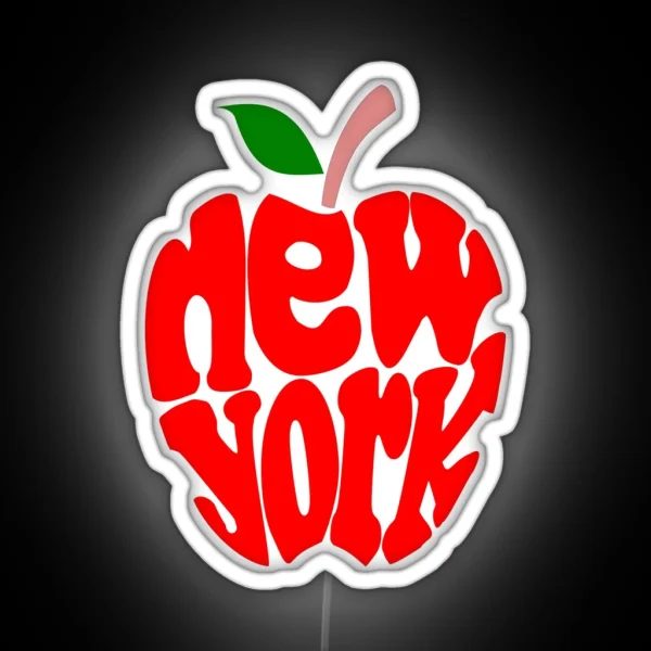 Big Apple New York RGB Neon Sign