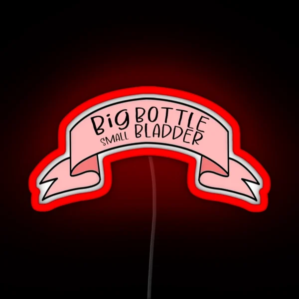 BIG Bottle Small Bladder RGB Neon Sign
