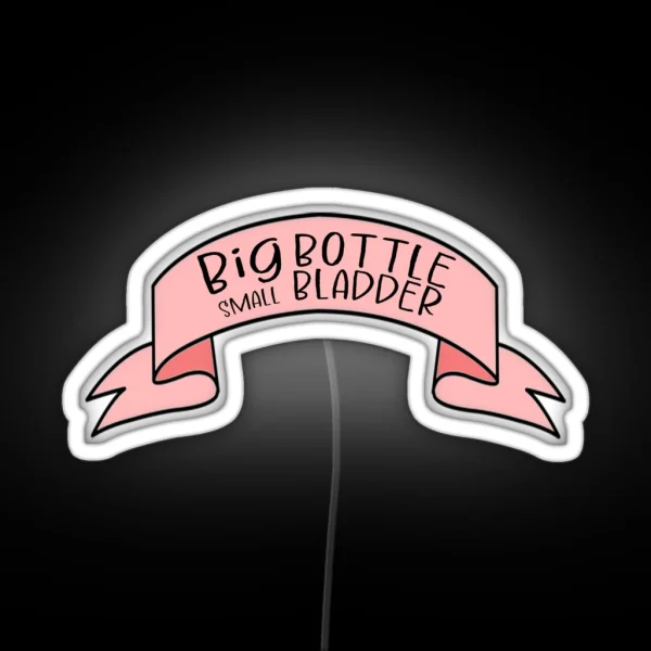 BIG Bottle Small Bladder RGB Neon Sign