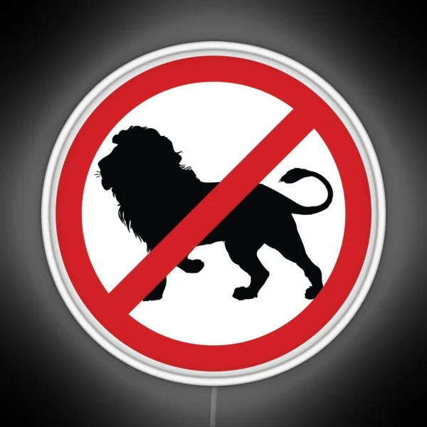 Big Cat Prohibition RGB Neon Sign