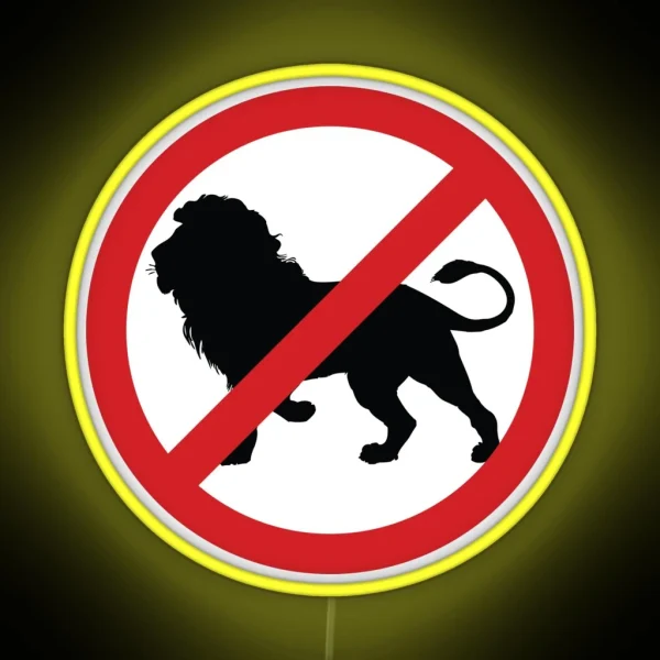 Big Cat Prohibition RGB Neon Sign