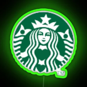 Big Starbuck Circular Logo Led RGB Neon Sign