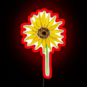 Big Sunflower RGB Neon Sign