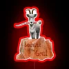 Warning: Rocky Terrain Ahead - Don't Get Left Behind Sign