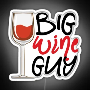 Big Wine Guy RGB Neon Sign