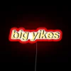 Neon Big Yikes Sign with Vibrant Rainbow LED Lighting Effect