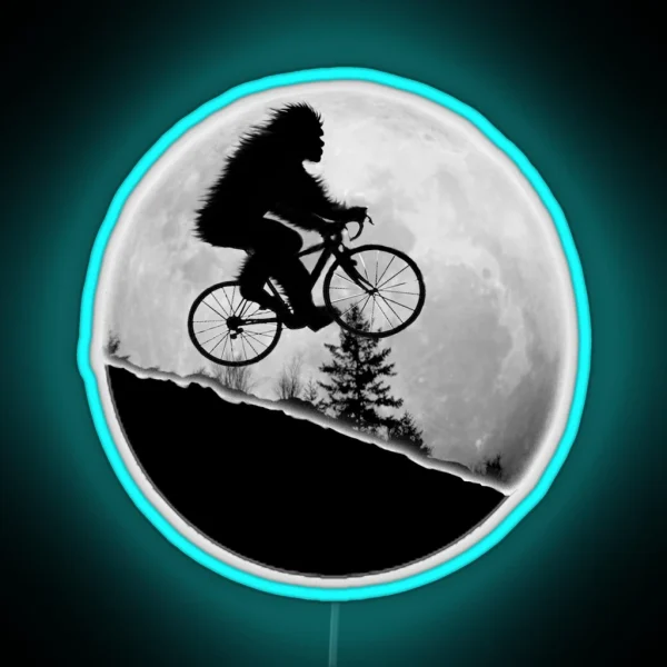 Bigfoot Rides RGB Neon Sign