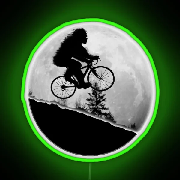 Bigfoot Rides RGB Neon Sign