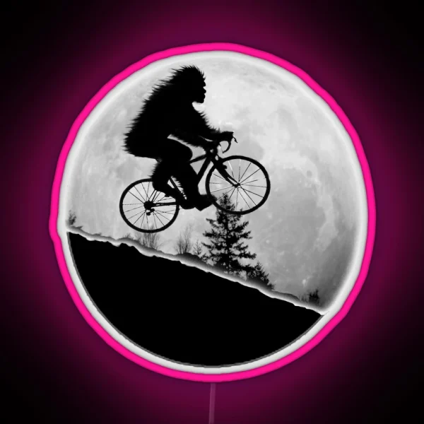 Bigfoot Rides RGB Neon Sign