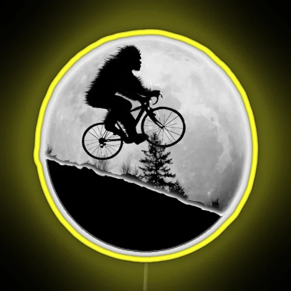 Bigfoot Rides RGB Neon Sign