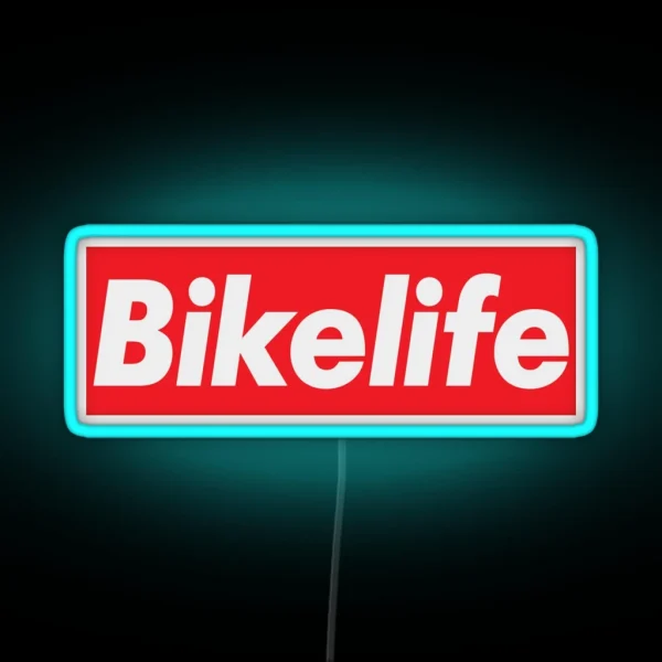 Bikelife Red RGB Neon Sign