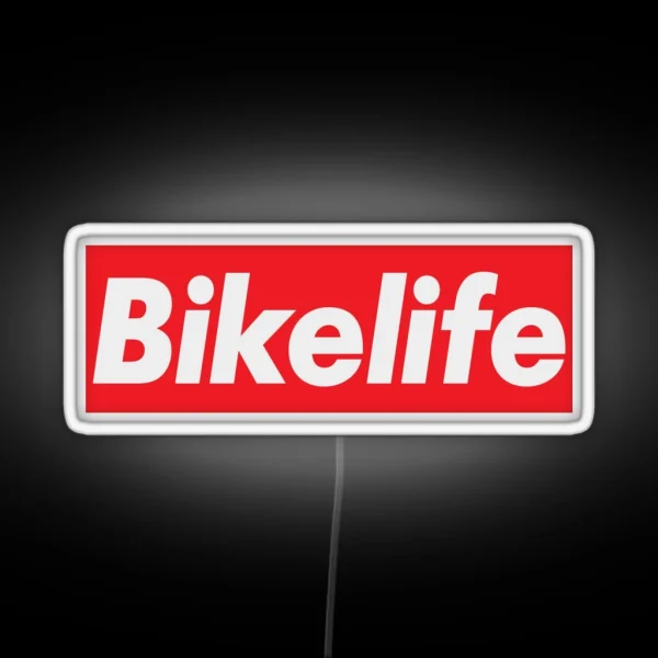 Bikelife Red RGB Neon Sign