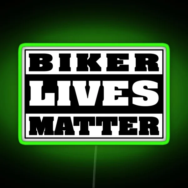 Biker Lives Matter Essential Led RGB Neon Sign